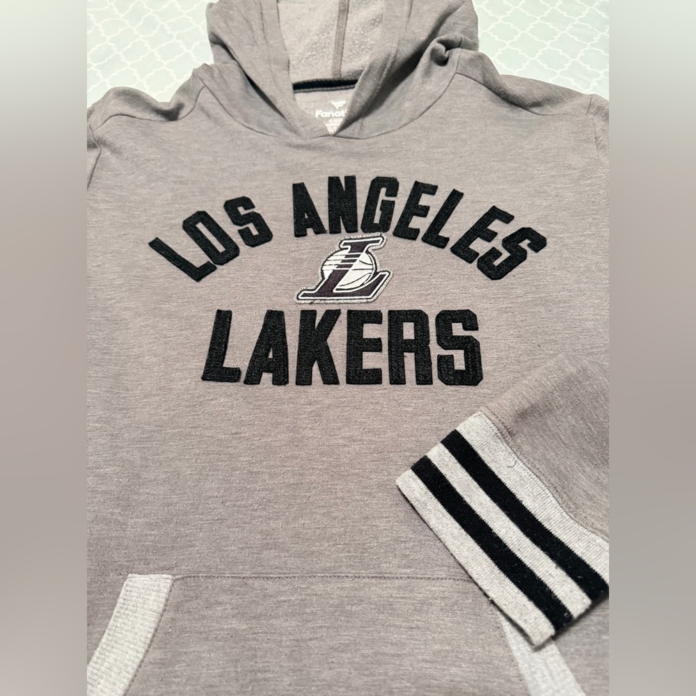 Fanatics Los Angeles Lakers Vintage Throwback Hoodie - Picture 6 of 6